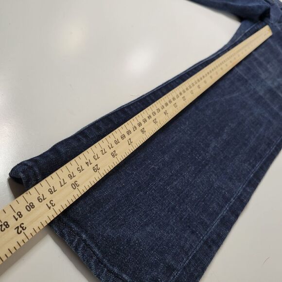 33 TALL JCREW TOOTHPICK STRETCH DARK DENIM JEANS 31 - Picture 5 of 12